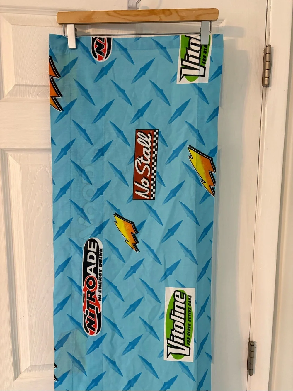 Disney Pixar Cars Lightning McQueen Racing Curtains Set of 2 15.5x81